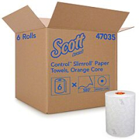 KC47035 SCOTT SLIMROLL HARD ROLL TOWEL 8" X 580'
