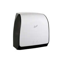 KC47091 SLIM ROLL DISPENSER WHITE 9290 WITH ORANGE PROPRIETY ARMS