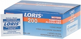LP10302 ALCOHOL SWABS MEDIUM