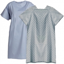 PCSB GOWNS PATIENT REUSABLE BLUE LENGTH 44" X WIDTH 60"
