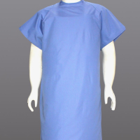 PCSBL PATIENT GOWN BLUE LENGTH 50" X WIDTH 60" REUSABLE