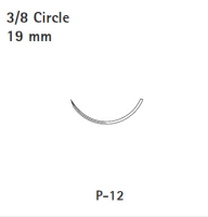 SG5637 SUTURE CHROMIC GUT 4-0 P12 19MM 3/8 CIRCLE REV CUT