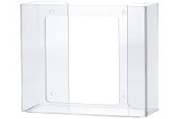SM4002 GLOVE DISPENSER DOUBLE SERENE CLEAR ACRYLIC