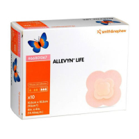 SN66801067 DRSG ALLEVYN LIFE ADVANCED FOAM WOUND DRESS 10.3CM X 10.3CM