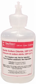 T168000 SODIUM CHLORIDE 0.9% TRUTEST 100ML DISP, STER DUAL TOP,IRRIG