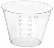 T22 MEDICINE CUPS PLASTIC 1OZ GRADUATED