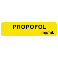 ULAM268 LABEL PROPOFOL MG/ML YELLOW