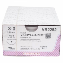 VR2252 SUTURE VICRYL RAPIDE 3-0 FS-1 NDL 30"