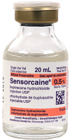 VR44561CA1 SENSORCAINE (BUPIVACAINE) HCI 0.5% W/EPI 10X20ML 1:200M