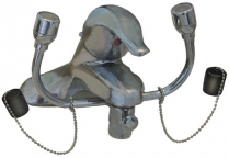 WF912 EYE WASH STATION DUAL FAUCET MOUNTED