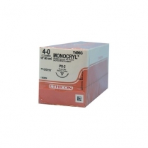 Y496G SUTURE MONOCRYL UNDYED 4-0 PS2 REV. CUT