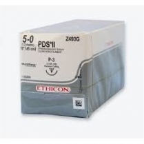 Z493G SUTURE 5-0 PDS II 18", P3 NEEDLE CLEAR MONOFIL