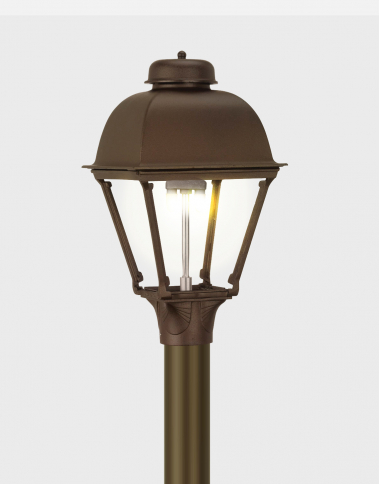 2000H WASHINGTON GASLIGHT, ALUM HEAD, FITS 3" POST