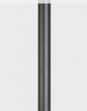 A8L ALUM. POST-8' SMOOTH W/ LADDER REST