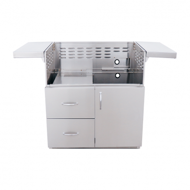 ARG36CART 36" ARG Cart, #304 SS, 2-Drawer & Door Combo Design, Built