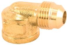 BE88 BRASS ELBOW, 1/2 FLARE X 1/2 FIP