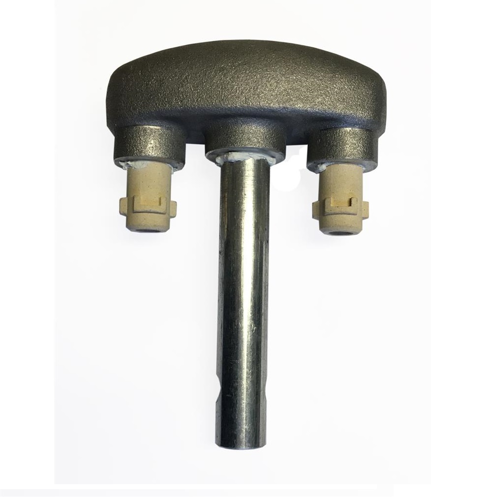 Dual Inverted Mantle Burner - 3-7/8" Slip-On