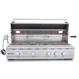 RON42B 42" Cutlass Pro Grill W/Rear Burner, Briq. Tray & Blue LED