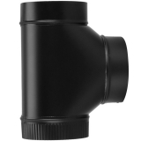 Stove Pipe Assembled Tee, 4"