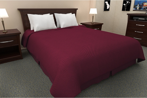  Golden Weave Duvet Cover - Merlot (OVERSTOCK)