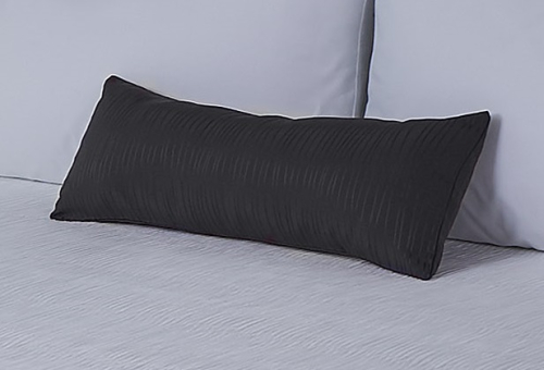 YSPGAMTSRT24X10 Stream Moonlight Gray Bolster Pillow Sham 24x10 