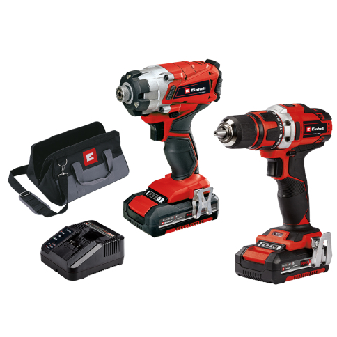 4257245 Ens. Perceuse 1/2&rdquo; et Cl&eacute; &agrave; Chocs 1/4&rdquo; Sans Fil 18V