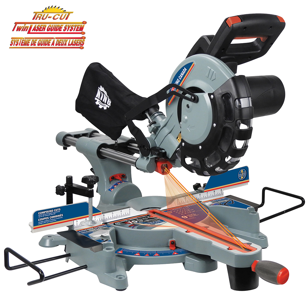 Metabo HPT 10" Compound Miter Saw – C10FCGS, Large Table, Corded, With 24T Blade & Dust Bag