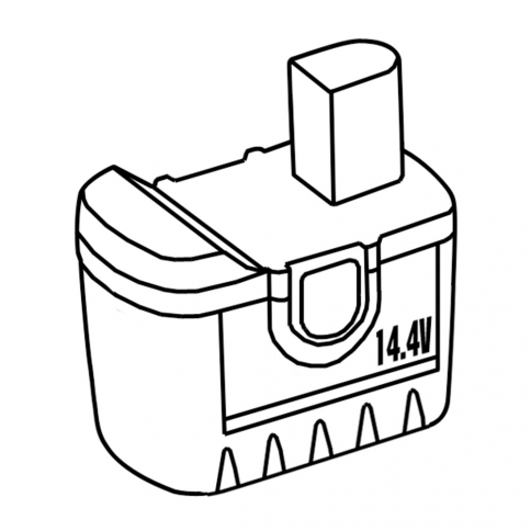 K-014BT Batterie de 14.4V de remplacement