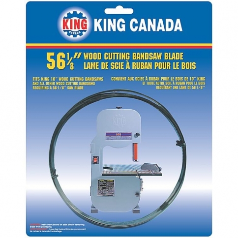 KBB-10-6 56-1/8" X .014" X 1/4" -6 TPI WOOD CUTTING BANDSAW BLADE