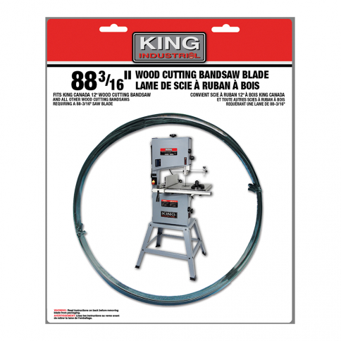 KBB-1218-14 88-3/16'' X .025'' X 1/8''- 14TPI WOOD CUTTING BANDSAW BLADE