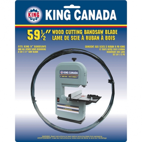 KBB-9-8 Lame pour scie &agrave; ruban pour le bois 59-1/2" x .014" x 3/8" - 8 DPP