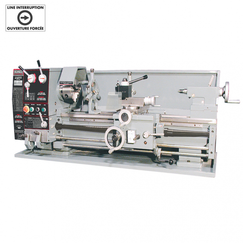 KC-1236ML Tour &agrave; m&eacute;tal 12" x 36" avec t&ecirc;te &agrave; engrenage