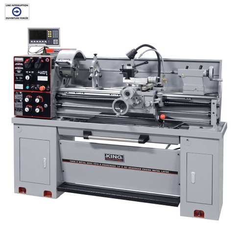 KC-1440ML-2/54/DRO Tour &agrave; m&eacute;tal 4" x 40" avec t&ecirc;te &agrave; engrenage avec lecteur num&eacute;rique