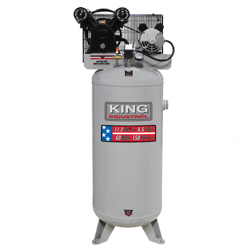 KC-6160V2 Compresseur &agrave; air stationnaire 6.5 CV debit Max de 60 gallons