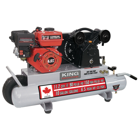 KC-6510G2 10 GALLON 6.5 HP GAS WHEELBARROW AIR COMPRESSOR