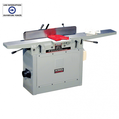KC-85FX 8" INDUSTRIAL JOINTER WITH SPIRAL CUTTERHEAD