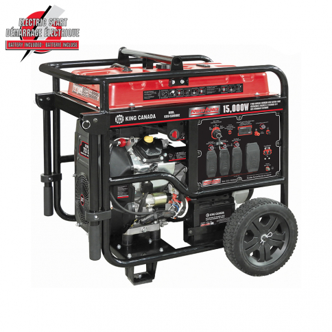 KCG-15000GE 15,000W V-TWIN GASOLINE GENERATOR WITH ELECTRIC START