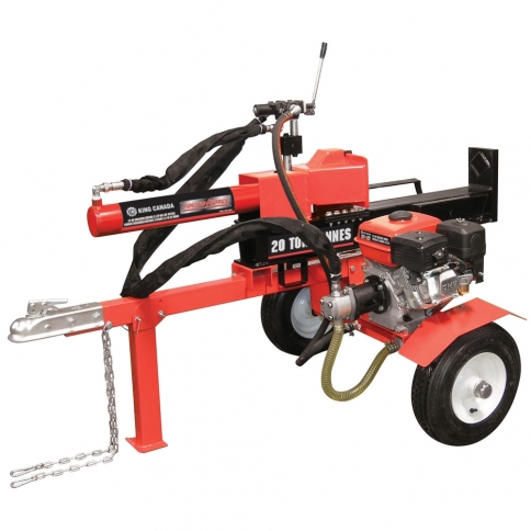 KCG-20LS Fendeuse horizontale/verticale &agrave; essence 6.5 CV 20 tonnes