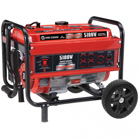 KCG-5100G 5100W GASOLINE GENERATOR WITH WHEEL KIT