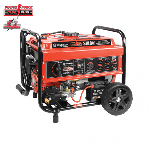 KCG-5101GE-DF 5100W GASOLINE/PROPANE GENERATOR WITH ELECTRIC START