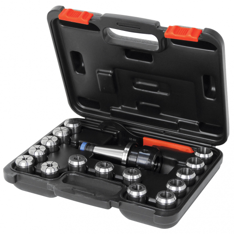 KCS-4015 Ensemble de collets 18 mcx. (ISO 40)