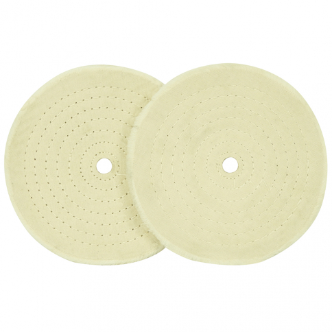 KM-131 2PC. 8'' X 1/2'' BUFFING WHEEL KIT