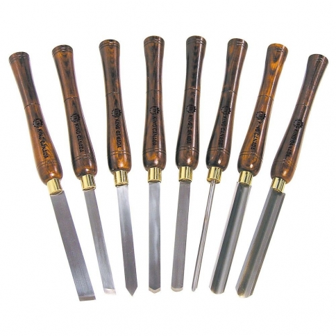 KPRO-08 8 PC. WOOD LATHE CHISEL SET
