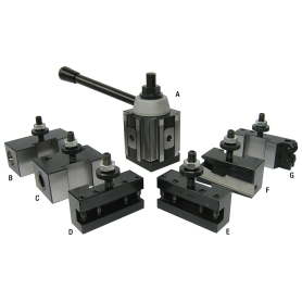 KQCT-1015 Ensemble Porte Outil &agrave; Changement Rapide 7 Mcx.