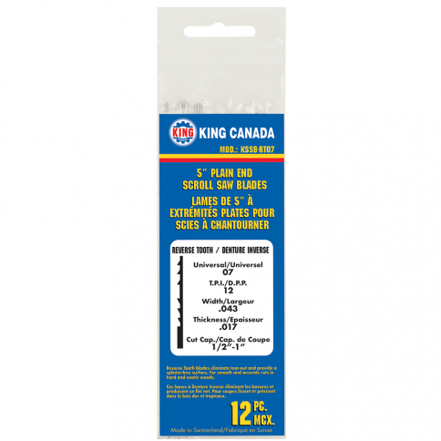 KSSB-RT07 Lames De Scie &agrave; Chantourner