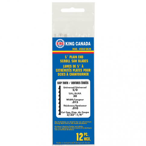 KSSB-SK20 Lames De Scie &agrave; Chantourner