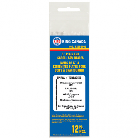KSSB-SP02 SPIRAL SCROLL SAW BLADES