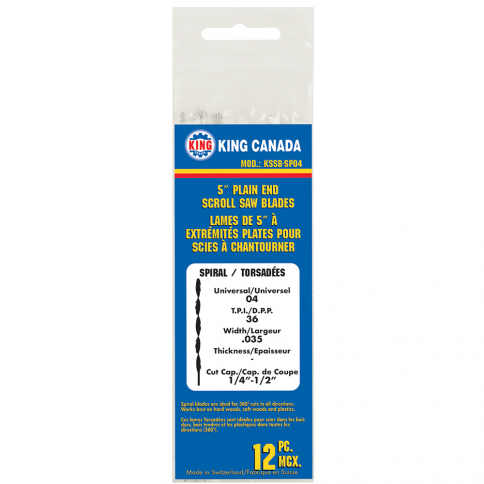 KSSB-SP04 Lames De Scie &agrave; Chantourner