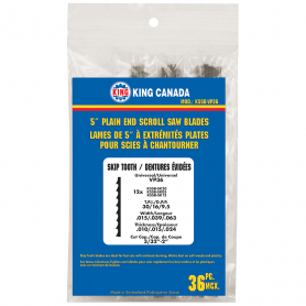 KSSB-VP36 PLAIN END SCROLL SAW BLADES