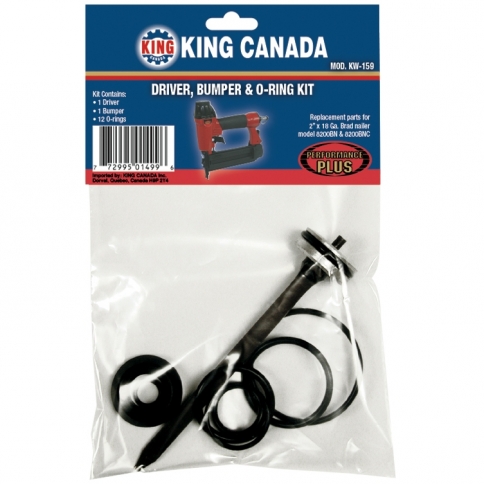 KW-159 DRIVER, BUMPER, O-RING KIT FOR 8200BN & 8200BNC